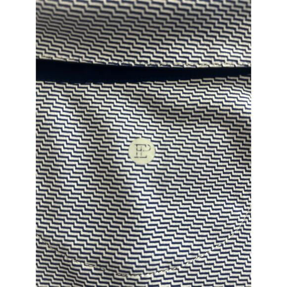 EP New York Women' Pebble Beach Geometric Jacquard Polo Inky Multi Size XL NWT - Picture 3 of 7